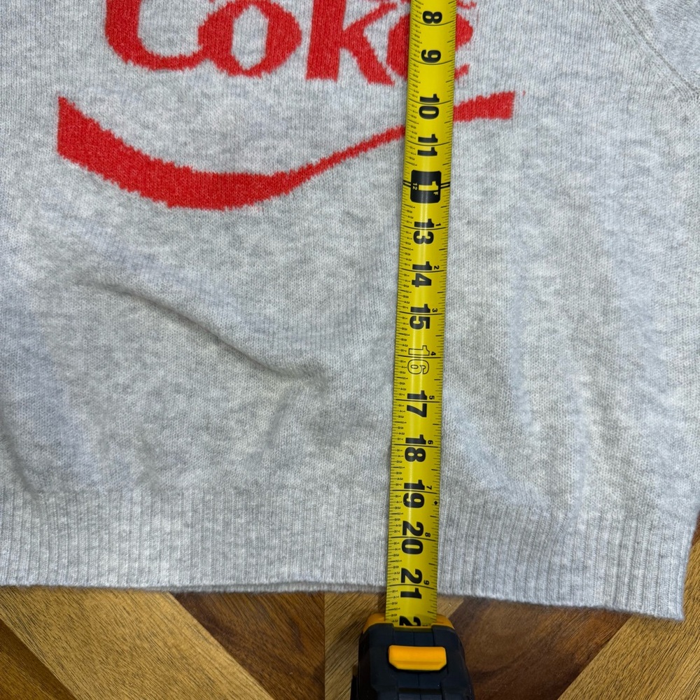 American Eagle Outfitters Gray Diet CokeSweater New with Tags cropped - Picture 9 of 9
